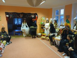 Mikuláš, čertíci a andílci v Kopretince